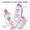 Garnier Micellar Cleansing Water, All-in-1 Makeup Remover and Facial Cleanser, For All Skin Types, 3.4 Fl Oz (100mL), 1 Count (Packaging May Vary)