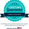Enso Rings Classic Elements Silicone Ring | Made in The USA | Comfortable, Breathable, and Safe