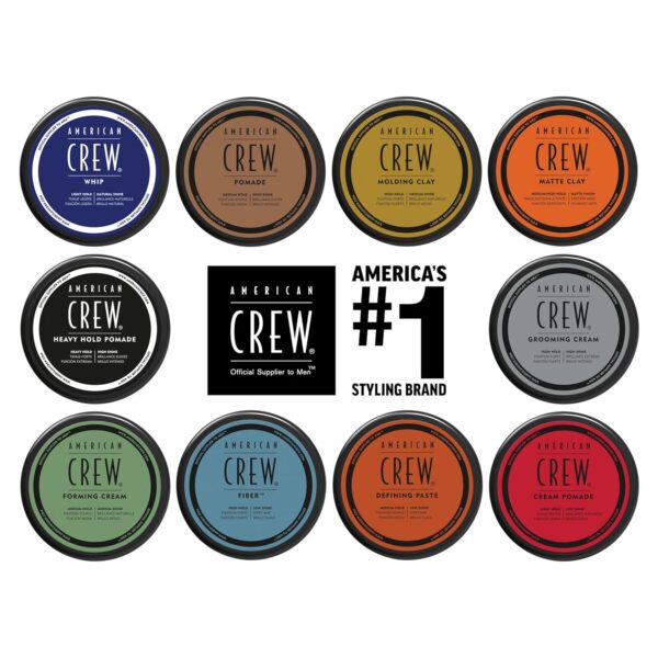 American Crew Men's Hair Forming Cream, Like Hair Gel with Medium Hold & Medium Shine, 3 oz