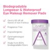 Almay Biodegradable Makeup Remover Pads, Longwear & Waterproof, Hypoallergenic, Fragrance-Free, Dermatologist & Ophthalmologist Tested, 120 Count (Pack of 2)