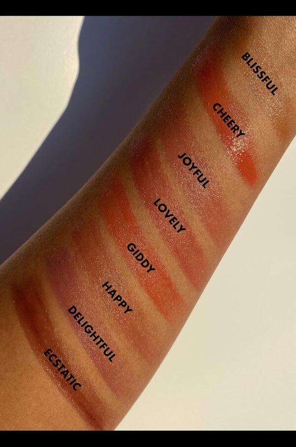 e.l.f. Hydrating Core Lip Shine, Conditioning & Nourishing Lip Balm, Sheer Color Tinted Chapstick, Delightful, 0.09 Oz