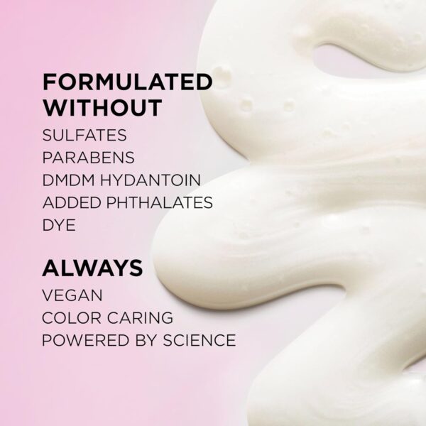 L'Oreal Paris Glossing Sulfate Free Shampoo with Glycolic Acid, Hair Care for Lasting Shine and Smoothness for Dull, Dry Hair, EverPure, 6.8 Fl Oz