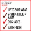 Maybelline Super Stay 24, 2-Step Liquid Lipstick Makeup, Long Lasting Highly Pigmented Color with Moisturizing Balm, Blush On, Pink, 1 Count