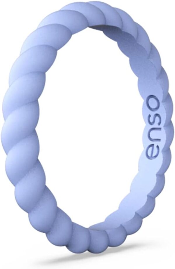 Enso Rings Stackable Silicone Wedding Rings – Multiple Designs for Everyday Wear - Comfortable and Flexible