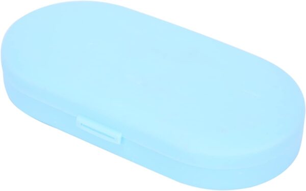 Newborn Baby Nail Care Kit Clipper Tweezers Manicure Set for InfStainless Steel ABS Storage Box (Blue)