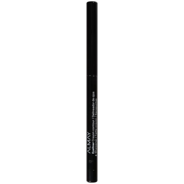 Almay All-Day Eyeliner Pencil, Hypoallergenic, Cruelty-Free, Smudge-Proof, Ophthalmologist Tested, Long Wearing and Water Resistant, 205 Black, 0.01 oz