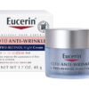 Eucerin Q10 Anti-Wrinkle Night Cream + Pro-Retinol, Facial Cream for Sensitive Skin, 1.7 Oz Jar