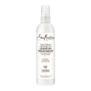 Shea Moisture 100 Percent Virgin Coconut Oil Leave-In Treatment, 8 Ounce