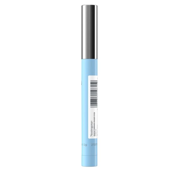 Neutrogena Makeup Remover Eraser Stick with Vitamin E, Easy-to Use & Travel-Friendly Makeup Removing Gel Pen for On-the-Go Touch-Ups of Stray or Smudged Eyeliner, Lipstick, & More, 0.04 oz