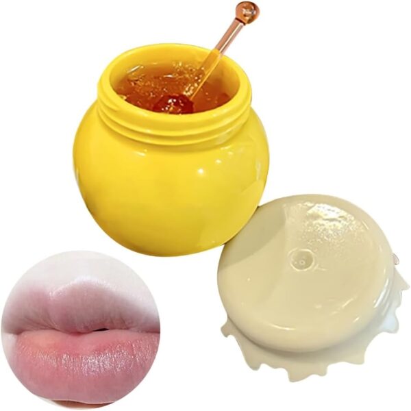 Hydrating Lip Balm Lip Mask for Dry and Cracked Lips,Honeys Lip Mask,Moisturizing Lip Mask Reduces Lip Lines Lip Care