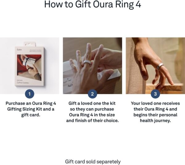 Oura Ring 4 Gifting Sizing Kit - Unique Sizing - Give The Gift of Health