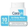 CeraVe Body Wash with Salicylic Acid, Fragrance Free Body Wash to Exfoliate Rough and Bumpy Skin, Allergy Tested, 10 Ounce