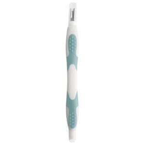Trim Cuticle Pusher and Remover - Dual-Ended Cuticle Trimmer Tool for Manicures and Pedicures – Ergonomic Design with Non-Slip Grip – Nail Care Essential