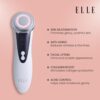 Elle - Facial LED Therapy Massager, Skin Rejuvenation Device (White)