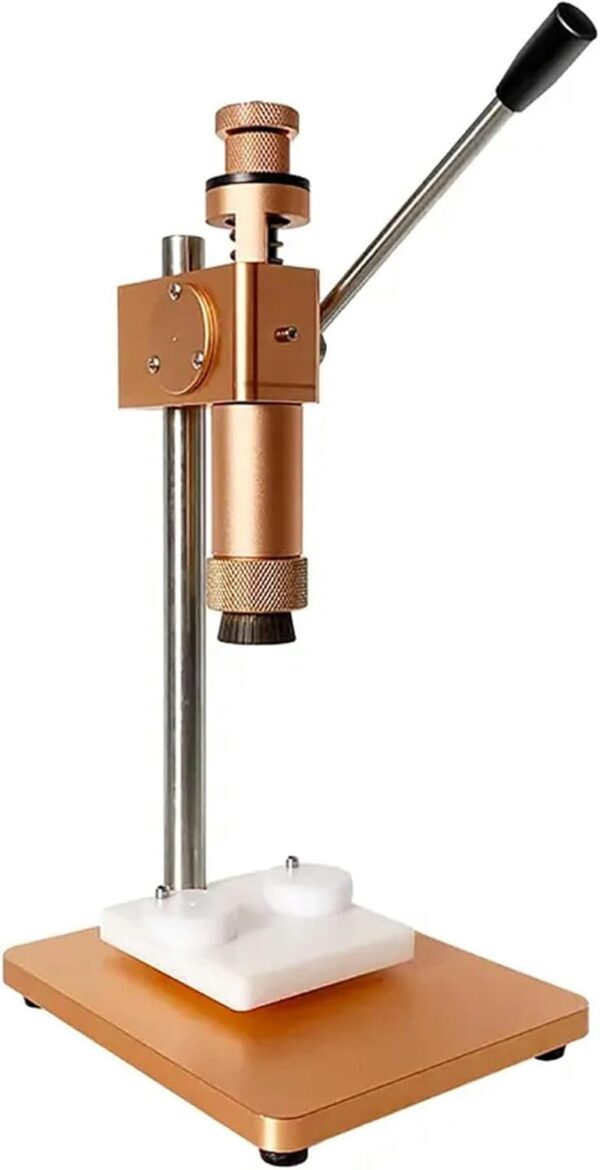 Liquid Plugging Machine for Perfume Bottles, Manual Sealing Machine with Adjustable Height and Several Sealing Diameters ~/