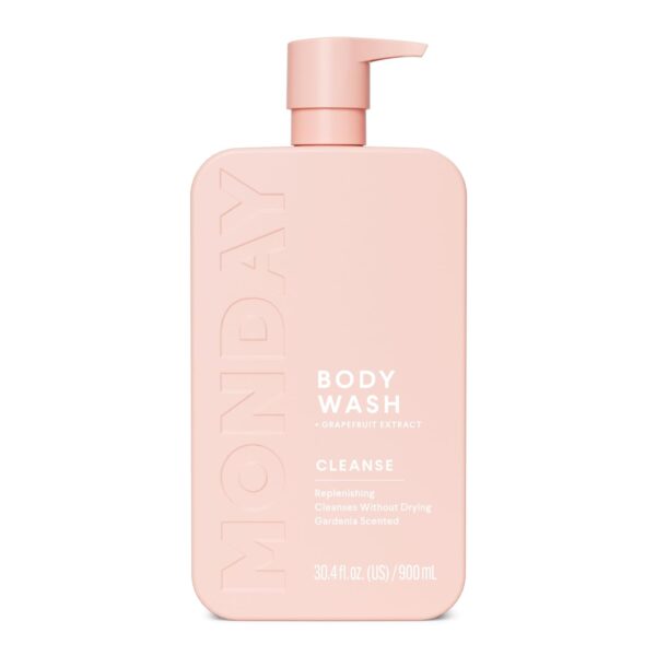 MONDAY HAIRCARE Cleanse Body Wash 30oz – For Oily to Combination Skin with Invigorating Ingredients Grapefruit Extract, Hyaluronic Acid and Coconut Oil