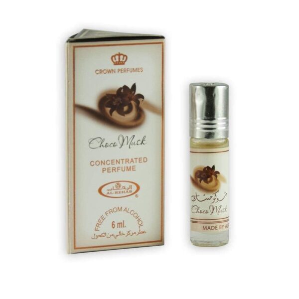 Al-Rehab Choco Musk for Unisex - 0.2 oz Concentrated Perfume Oil Rollerball (Mini)