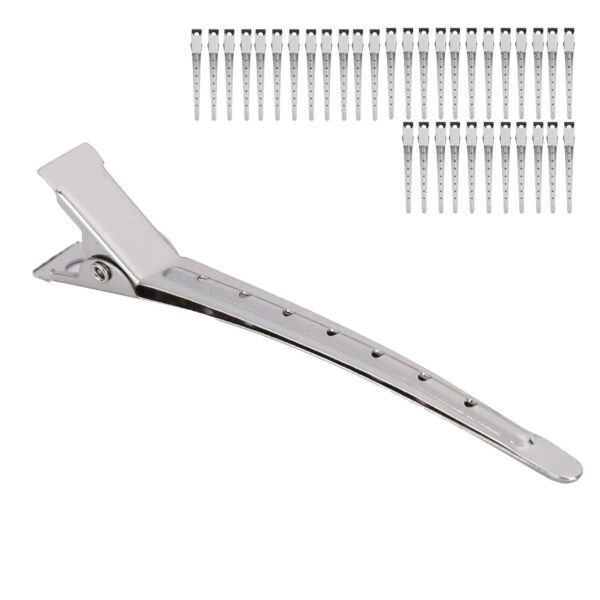 HAIR CLIP STAINLESS STEEL DURABLE SPRING HAIRSTYLING TOOL 36PCS SALON HOME
