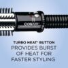 Conair Instant Heat Curling Iron Brush, 1 1/4-Inch Barrel - For Use On Short to Medium Length Hair
