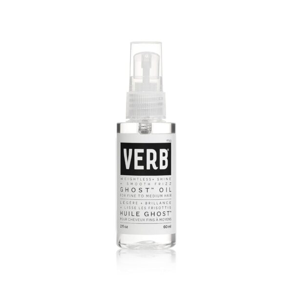 VERB Ghost Oil - Weightless Hair Oil for Fine to Medium Hair – Smooths Frizz, Adds Shine – Sulfate, Paraben and Gluten Free