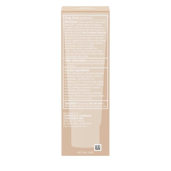 Neutrogena Purescreen+ Tinted Sunscreen for Face with SPF 30, Broad Spectrum Mineral Sunscreen with Zinc Oxide and Vitamin E, Water Resistant, Fragrance Free, Light, 1.1 fl oz