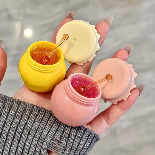 Hydrating Lip Balm Lip Mask for Dry and Cracked Lips,Honeys Lip Mask,Moisturizing Lip Mask Reduces Lip Lines Lip Care