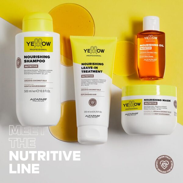 Alfaparf Milano Yellow Professional Moisturizing Leave-In Treatment for Dry Hair - Nourishing Hair Care - Anti-Frizz - Hydrates and Replenishes Hair - Adds Shine - Vegan (6.76 fl oz / 200ml)