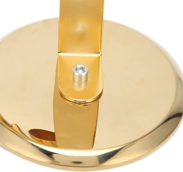 Hair Dryer Holder Styling Tool Organizer for Hair Care, Compact Design Suitable for Small Bathrooms Gold