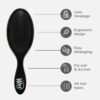 Wet Brush Original Detangler Hair Brush, Classic Black, Ultra-Soft IntelliFlex Bristles, Detangling Bristles Glide Through Tangles (Wet & Dry Hair), Women & Men