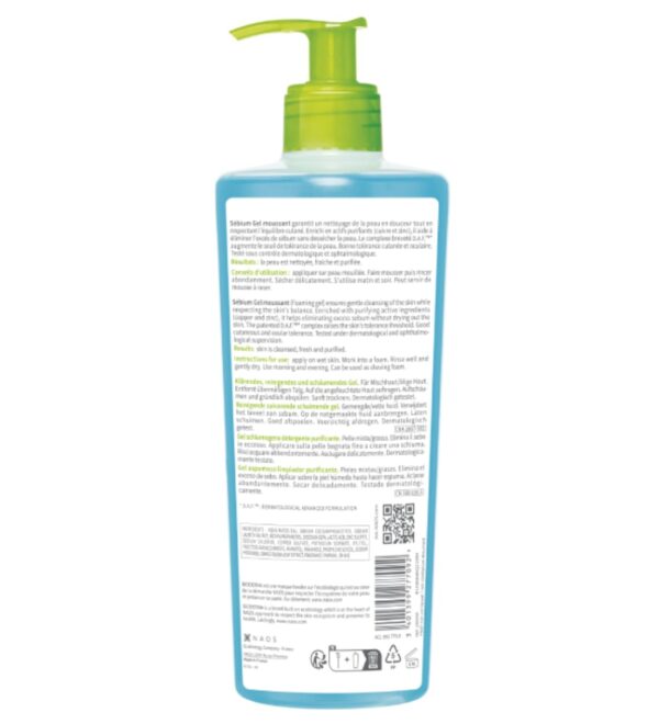 Bioderma - Face Cleanser - Sébium - Makeup Removing Cleanser - Skin Purifying - Face Wash for Combination to Oily Skin
