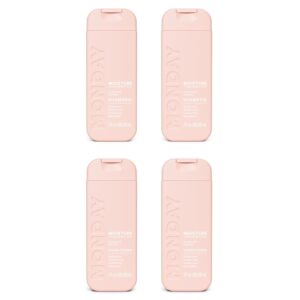Monday Haircare Moisture Shampoo & Conditioner Travel Pack - 3oz, 90ML Travel Kit (2 x Shampoo,2 x Conditioner)