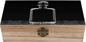 Perfume Bottle Wooden Box Wood Wedding Keepsake Boxes with Lids Small Decorative Boxes Lightweight Wooden Memory Storage Box for Crafts Keepsakes Jewelry Photo Letter Storage