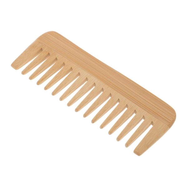 Hemoton Wooden Wide Hair Comb Detangle Hair Styling Tool for Women Salon Hairdressing Use