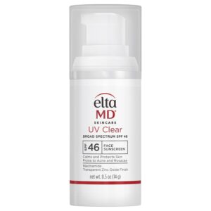 EltaMD UV Clear Face Sunscreen SPF 46, Oil Free Sunscreen with Zinc Oxide, Dermatologist Recommended Sunscreen