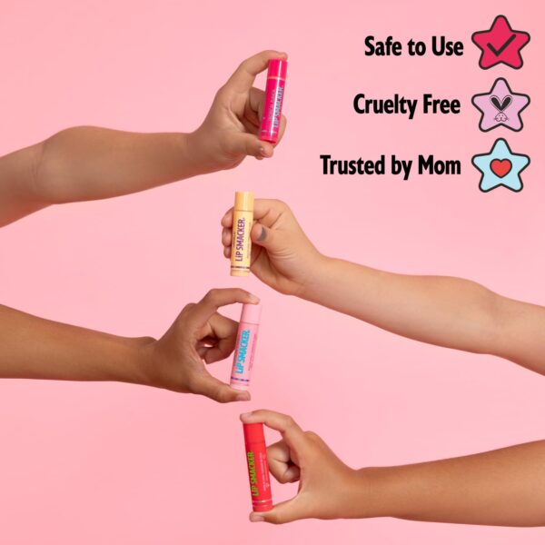 Lip Smacker Bunny Lip Balm, Moisturizing & Hydrating Lip Care, Fun & Collectible Easter Gift for Kids & Lip Balm Lovers - Strawberry
