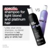 milk_shake icy blond shampoo | sulfate-free toning shampoo with black pigment to cool brassy tones and enhance platinum blonde hair | ideal for maintaining icy, ash-toned color | 10.1 fl oz