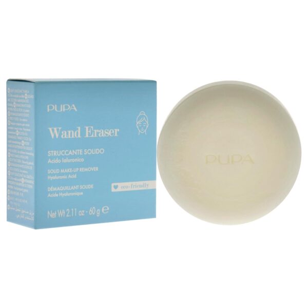 PUPA Milano Wand Eraser Solid Makeup Remover - Guarantees Skin's Natural Hydration Balance - Highly Sustainable Formula - Suitable For Face And Eyes - Eco Friendly - Dermatologically Tested - 2.1 Oz