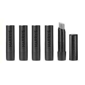 Harry's Black Lip Balm for Men - (5 Pack) Hydrating Men's Lip Balm with Natural Finish - Korean Skincare Technology with Meadowfoam Oil