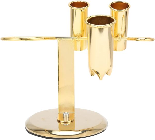 Hair Dryer Holder Styling Tool Organizer for Hair Care, Compact Design Suitable for Small Bathrooms Gold