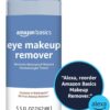 Amazon Brand - Solimo Eye Makeup Remover, Removes Waterproof Mascara, Dermatologist Tested, 5.5 Fluid Ounce