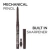 L'Oreal Paris Makeup Infallible Never Fail Original Mechanical Pencil Eyeliner with Built in Sharpener, Black, 1 Count