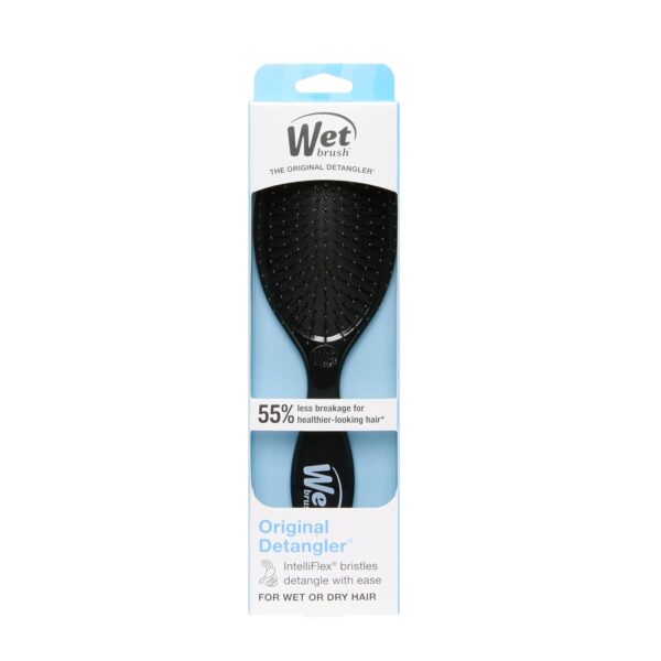 Wet Brush Original Detangler Hair Brush, Classic Black, Ultra-Soft IntelliFlex Bristles, Detangling Bristles Glide Through Tangles (Wet & Dry Hair), Women & Men