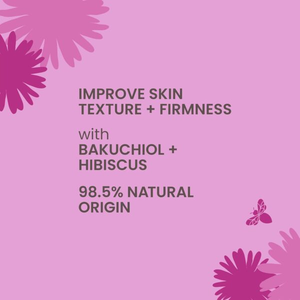 Burt's Bees Firming Collagen Face Serum, Natural Origin Retinol Alternative Improves Skin Texture & Supports Anti-Aging, with Bakuchiol, Lightweight - Firming Booster (1 oz)
