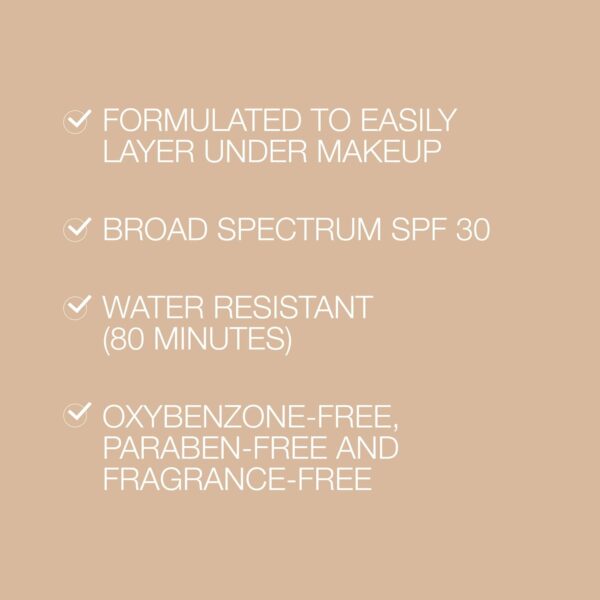 Neutrogena Purescreen+ Tinted Sunscreen for Face with SPF 30, Broad Spectrum Mineral Sunscreen with Zinc Oxide and Vitamin E, Water Resistant, Fragrance Free, Light, 1.1 fl oz