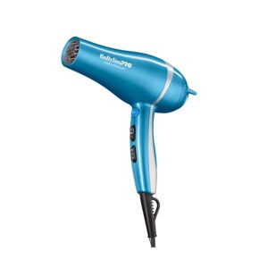 BaBylissPRO Nano Titanium 2000-Watt Blow Dryer with Concentrator Nozzle, Professional Grade Ionic Corded Styling Tool for Hair