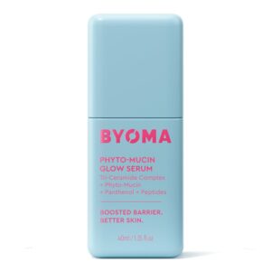 BYOMA Phyto-Mucin Glow Serum - Mucin Face Serum for Glass Skin - Plumps, Primes + Hydrates - Flawless Primer and Makeup Base - Strengthens Skin Barrier - 1.35 fl.oz