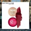 Maybelline Color Sensational Lipstick, Lip Makeup, Matte Finish, Hydrating Lipstick, Nude, Pink, Red, Plum Lip Color, Divine Wine, 1 Count