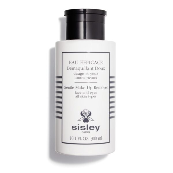 Sisley Paris Eau Efficace Gentle Make-Up Remover - 300 mL - Gentle, Rinse-Free Micellar Water Makeup Remover for Face & Eyes - Cleanses & Tones Skin
