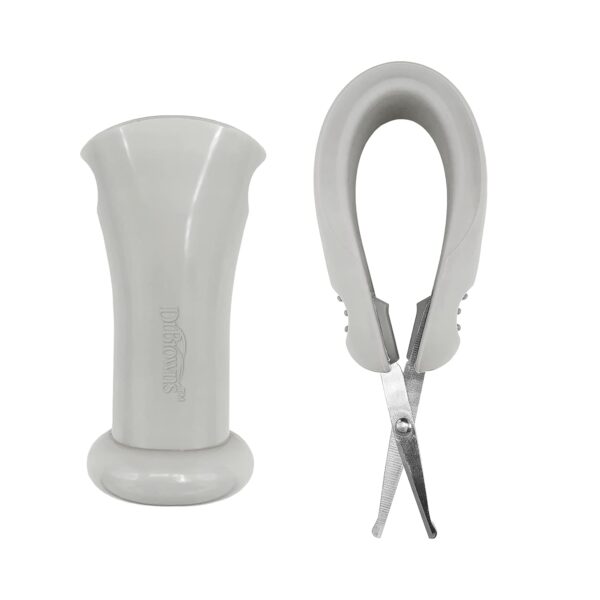 Dr. Brown's Baby Care Essentials Kit, Nail Scissors with Case, Nasal Aspirator, Cradle Cap Brush and Comb, BPA-Free