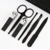 6pcs/Set Nail Clippers Set Zipper Bag Manicure Portable Travel Home Care Tools Stainless Steel